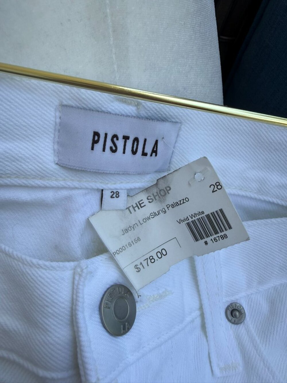 Pistola Jadyn Low Slung Palazzo Jeans Size 28 - Picture 10 of 11